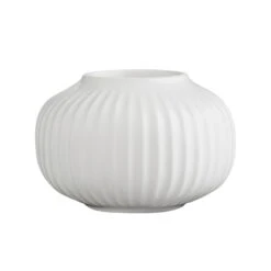Kähler Bougeoir Pour Bougie Chauffe-plat Hammershøi 65 mm, Blanc