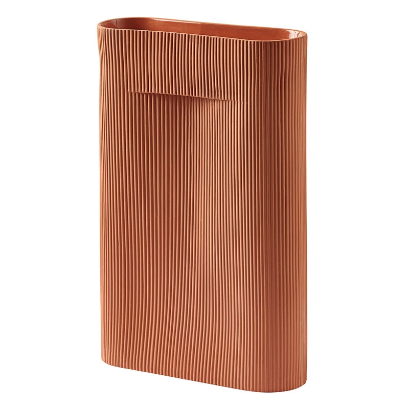 Muuto Vase Ridge, Grand Modèle, Terracotta 3 Muuto Vase Ridge, Grand Modèle, Terracotta