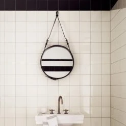 GUBI Miroir Adnet L, Brun Clair -Magasin De Rénovation Domiciliaire 116Gubi iso 2