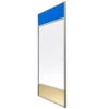 Magis Miroir Vitrail, 70 x 50 cm, Gris Clair -Magasin De Rénovation Domiciliaire 117Magis 19 TH