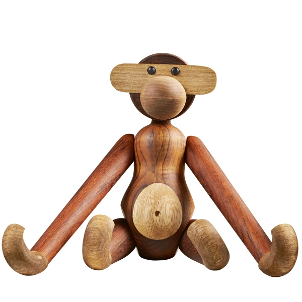 Kay Bojesen Wooden Monkey, Modèle Moyen, Teck 3 Kay Bojesen Wooden Monkey, Modèle Moyen, Teck