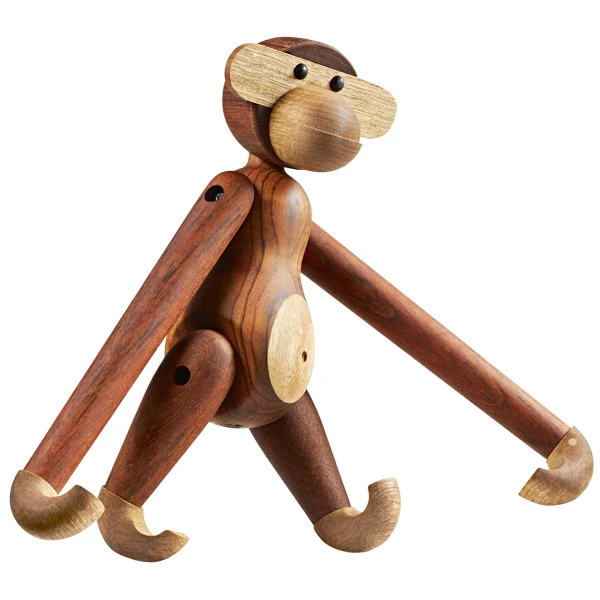 Kay Bojesen Wooden Monkey, Modèle Moyen, Teck 5 Kay Bojesen Wooden Monkey, Modèle Moyen, Teck – Image 3