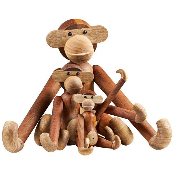 Kay Bojesen Wooden Monkey, Modèle Moyen, Teck 8 Kay Bojesen Wooden Monkey, Modèle Moyen, Teck – Image 6