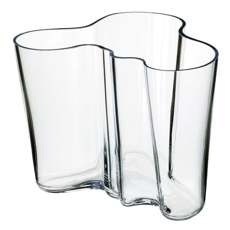 Iittala Vase Aalto 160 mm, Transparent 3 Iittala Vase Aalto 160 mm, Transparent