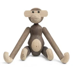 Kay Bojesen Singe En Bois Wooden Monkey, Petit Modèle, Chêne Fumé -Magasin De Rénovation Domiciliaire 1monkey HV