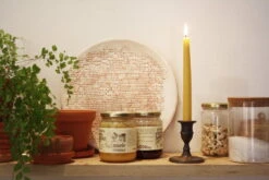 Collaboratorio 2 bougies Candela, 23 cm, Miel -Magasin De Rénovation Domiciliaire 2022 Collaboratorio 23cm 1