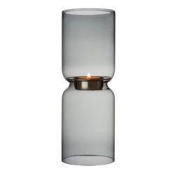 Iittala Bougeoir Lantern 250 mm, Gris Foncé