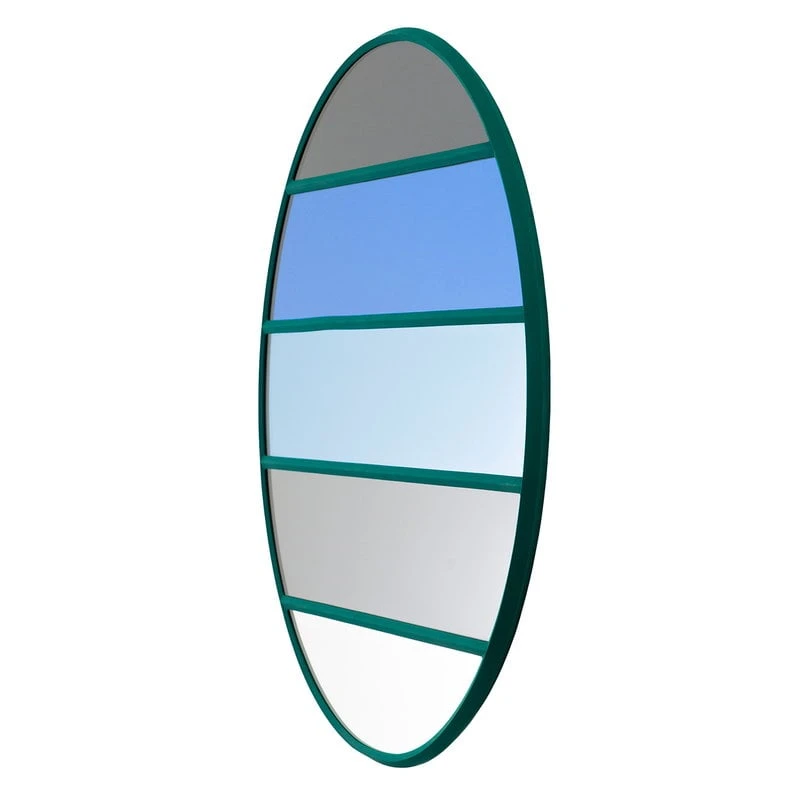 Magis Miroir Vitrail, 50 x 50 Cm, Rond, Vert 3 Magis Miroir Vitrail, 50 x 50 Cm, Rond, Vert