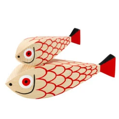 Vitra Poupées En Bois, Mother Fish & Child