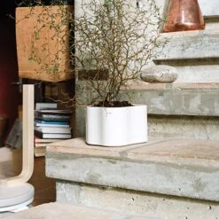 Artek Pot De Fleurs Riihitie B, Petit Modèle, Blanc Brillant -Magasin De Rénovation Domiciliaire 399Artek iso FV