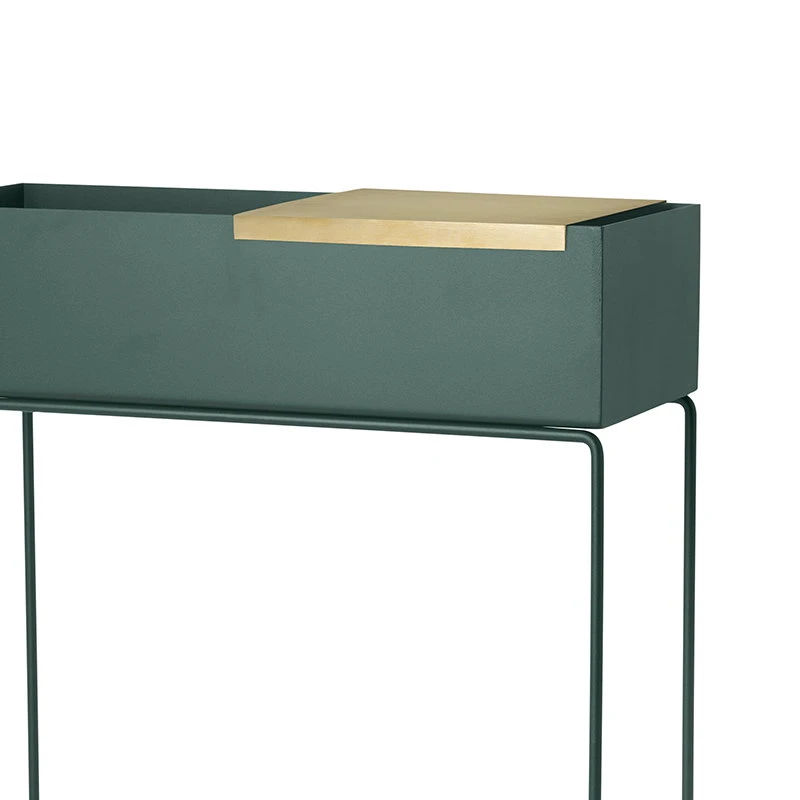 Ferm LIVING Plateau Pour Jardinière Plant Box, Laiton 4 Ferm LIVING Plateau Pour Jardinière Plant Box, Laiton – Image 2