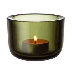 Iittala Bougie Votive Valkea 60 mm, Vert Mousse