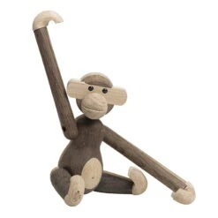 Kay Bojesen Singe En Bois Wooden Monkey, Petit Modèle, Chêne Fumé