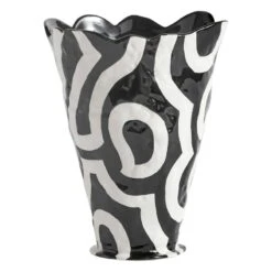 HAY Vase Shadow Jessica Hans , Noir - blanc