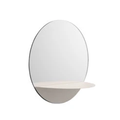 Normann Copenhagen Miroir Rond Horizon, Blanc