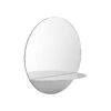 Normann Copenhagen Miroir Rond Horizon, Acier Inoxydable