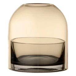 AYTM Mini-lanterne Tota, Ambre - Noir