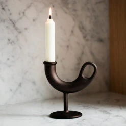 Nedre Foss Bougeoir Ildhane, Noir -Magasin De Rénovation Domiciliaire 6AnderssenVoll tb