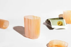 Antrei Hartikainen Vase Melt, Modèle XL, Peach -Magasin De Rénovation Domiciliaire Antrei Hartikainen Melt XL L M S size peach