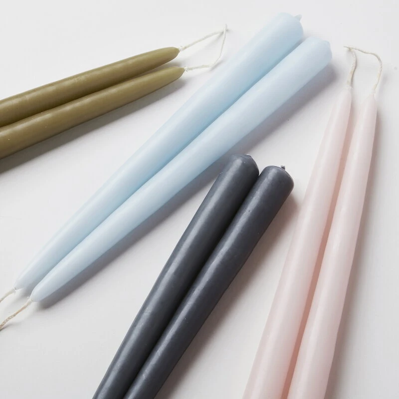 Applicata Bougie Blossom, Lot De 4, Vert Olive 4 Applicata Bougie Blossom, Lot De 4, Vert Olive – Image 2