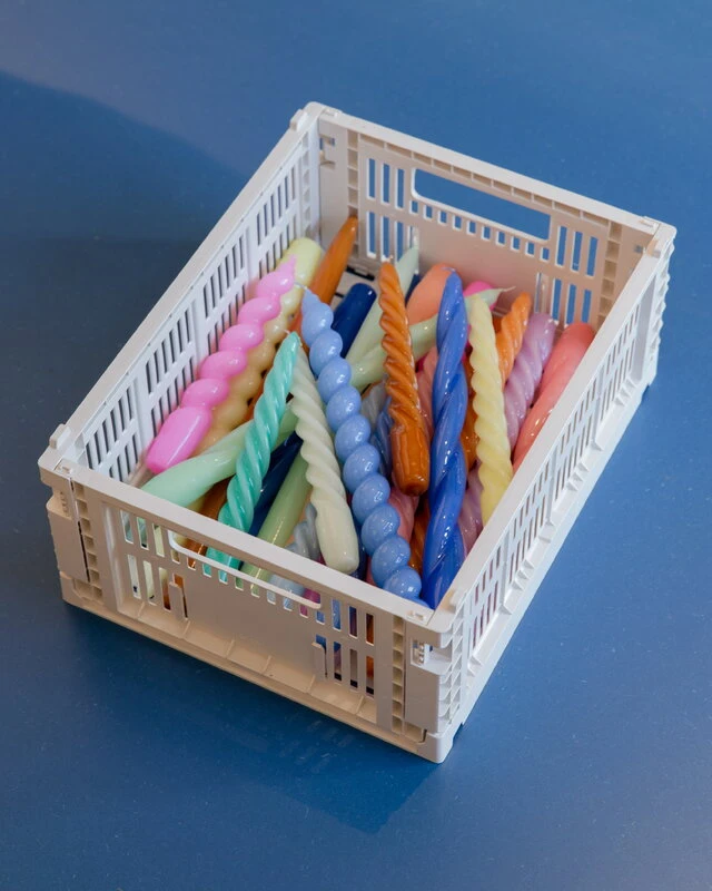 HAY Bougie Twist Long, Lilas – Image 3