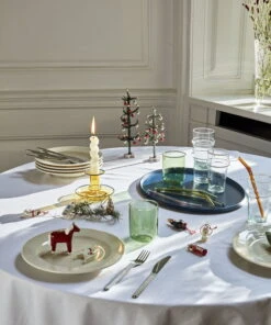 HAY Bougeoir Flare, Jaune 12 HAY Bougeoir Flare, Jaune -Magasin De Rénovation Domiciliaire Flare yellow Tint Tumbler green Moroccan Handblown Glass Sip Swirl Sunday Cutlery