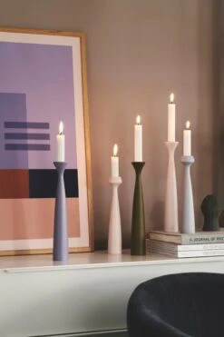 Applicata Bougie Blossom, Lot De 4, Blanc -Magasin De Rénovation Domiciliaire Heg Mller 200826 Applicata Nyheder20082 copy 1