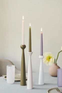 Applicata Bougie Blossom, Lot De 4, Vert Olive 7 Applicata Bougie Blossom, Lot De 4, Vert Olive -Magasin De Rénovation Domiciliaire Heg Mller 210317 Applicata7509 copy