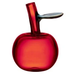 Iittala Apple Bottle, Cranberry