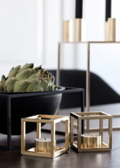 By Lassen Bougeoir Kubus T, Plaqué Or -Magasin De Rénovation Domiciliaire IMGL7096role