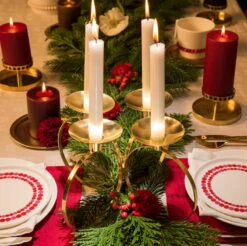 Aarikka Porte-bougie Pöytälukki, Laiton -Magasin De Rénovation Domiciliaire Kuva16 AW2022 01963 B7916 role