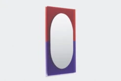 Petite Friture Miroir Wander, 67 x 90 cm, Violet - Rouge Brun -Magasin De Rénovation Domiciliaire M0890203 WANDER mirror 67x90 purple brown red 4