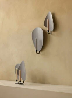 MENU Porte-bougie Mural Flambeau, 40 cm, Laiton Bronze - Gris -Magasin De Rénovation Domiciliaire MENU Flambeau Candle Holder Table Wall 7