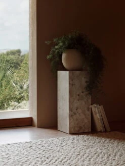 MENU Jardinière Plantas, 32 cm, Ivoire 11 MENU Jardinière Plantas, 32 cm, Ivoire -Magasin De Rénovation Domiciliaire MENU LS Plinth Pedestal Plantas Planter