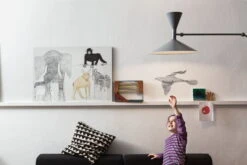 Magis Petite Sculpture Bird, Gris -Magasin De Rénovation Domiciliaire Magis kids birds sculpture ambient multi MT340 grey 01 hr