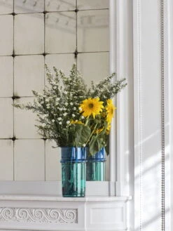 HAY Vase Moroccan, L, Bleu - Vert -Magasin De Rénovation Domiciliaire Moroccan Vase L blue and green