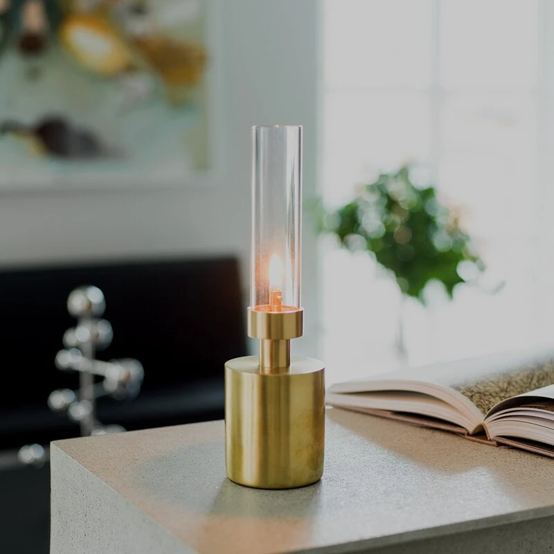 Klong Lampe à Huile Patina, Petit Modèle, Laiton 6 Klong Lampe à Huile Patina, Petit Modèle, Laiton – Image 4