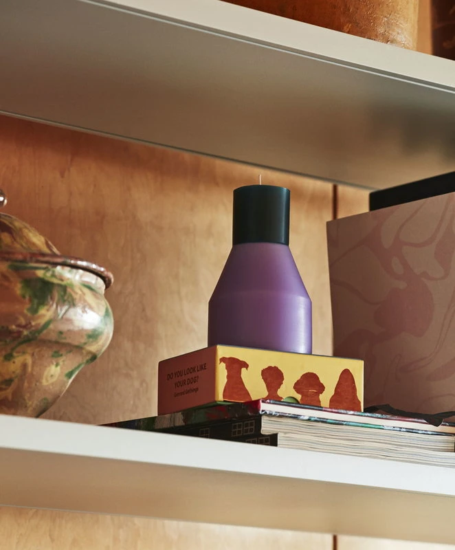 HAY Bougie Pillar, Modèle S, Lavande 6 HAY Bougie Pillar, Modèle S, Lavande – Image 4