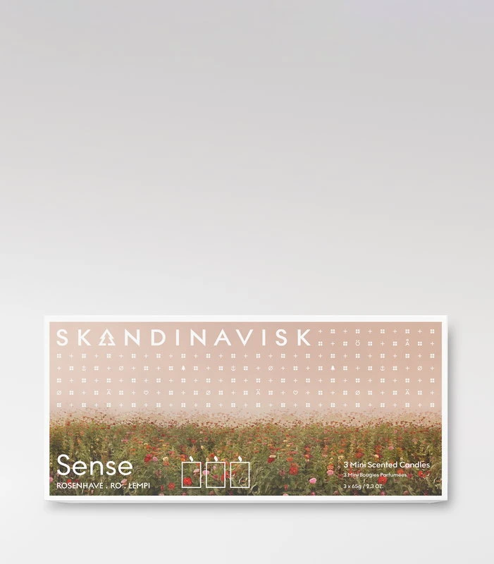 Skandinavisk Lot De 3 bougies Parfumées, Sense 5 Skandinavisk Lot De 3 bougies Parfumées, Sense – Image 3
