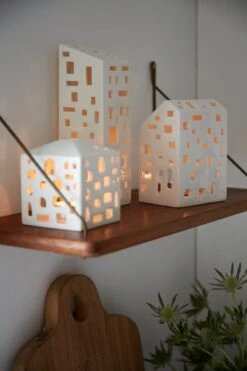 Kähler Photophore Urbania, Town House -Magasin De Rénovation Domiciliaire Urbania Light House H145 H220 H105