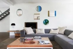 Magis Miroir Vitrail, 70 x 50 cm, Gris Clair -Magasin De Rénovation Domiciliaire Vitrail set 2 1