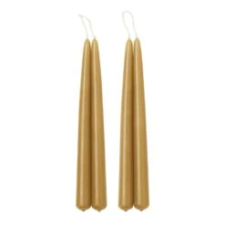 Applicata Bougie Blossom, Lot De 4, Chêne Huilé