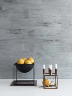 By Lassen Bol Kubus, Grand Modèle, Noir -Magasin De Rénovation Domiciliaire byLassen Kubus 4 Kubus Bowl Lifestyle High Res