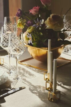 By Lassen Bol Kubus Centrepiece, Grand Modèle, Plaqué Or -Magasin De Rénovation Domiciliaire bylassen Kubus SS2022 21 copyrole