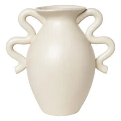Ferm LIVING Verso Table Vase, Cream