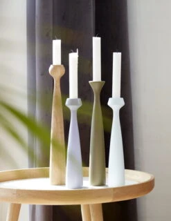 Applicata Bougie Blossom, Lot De 4, Blanc -Magasin De Rénovation Domiciliaire interior blossom 13