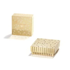 Fundamental Berlin Boîte Brass Box, Stop -Magasin De Rénovation Domiciliaire square with lid