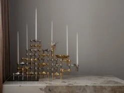 STOFF Copenhagen Bougeoir STOFF Nagel, Lot De 3, Laiton 11 STOFF Copenhagen Bougeoir STOFF Nagel, Lot De 3, Laiton -Magasin De Rénovation Domiciliaire stoff 5700002017161 2